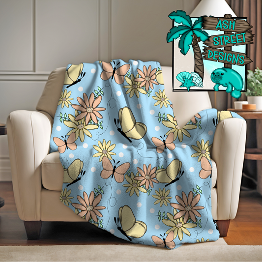 Butterfly & Floral Seamless