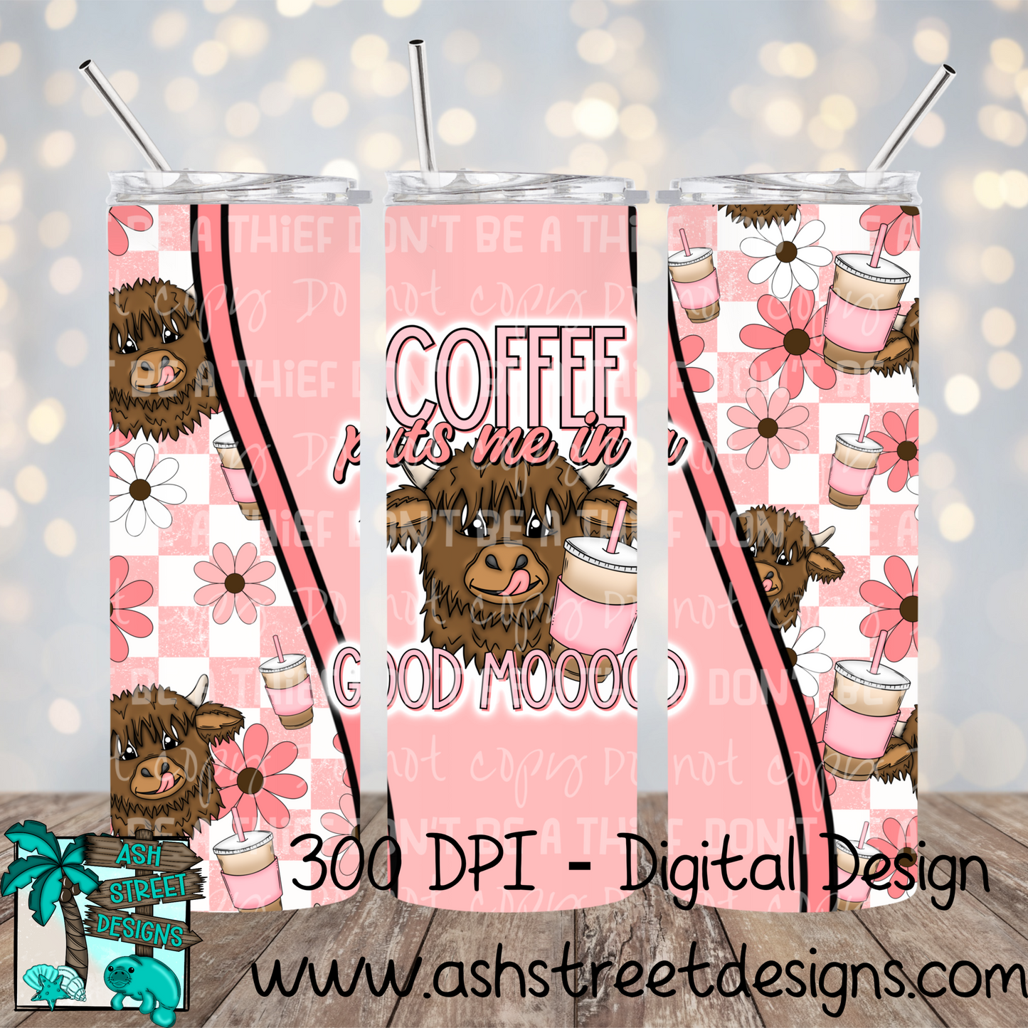 Coffee puts me in a good mooood tumbler