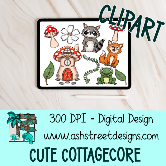 Clipart Set - Cute Cottagecore