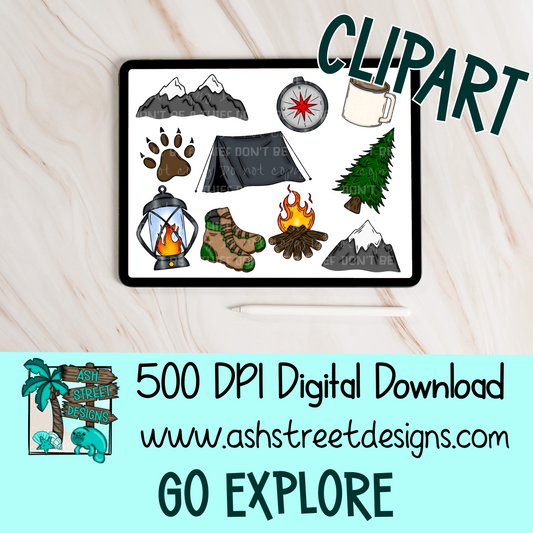 Clipart Set - Go Explore