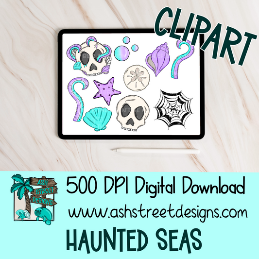 Clipart Set - Haunted Seas