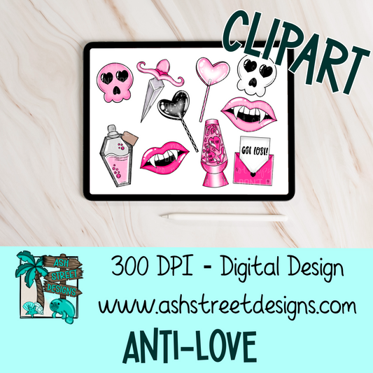 Clipart Set - Anti-Love