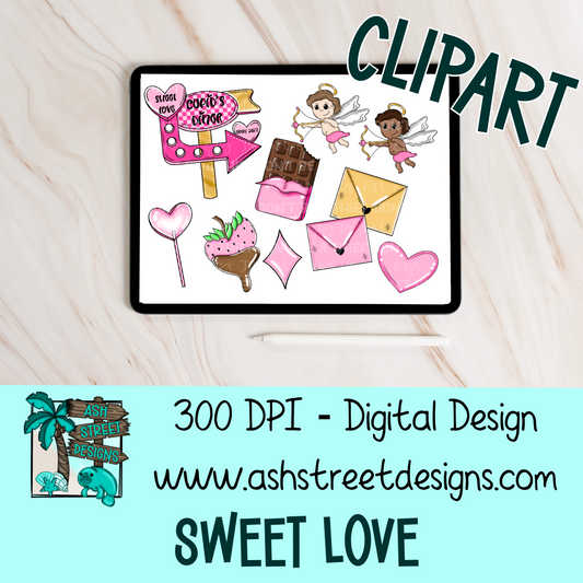 Clipart Set - Sweet Love
