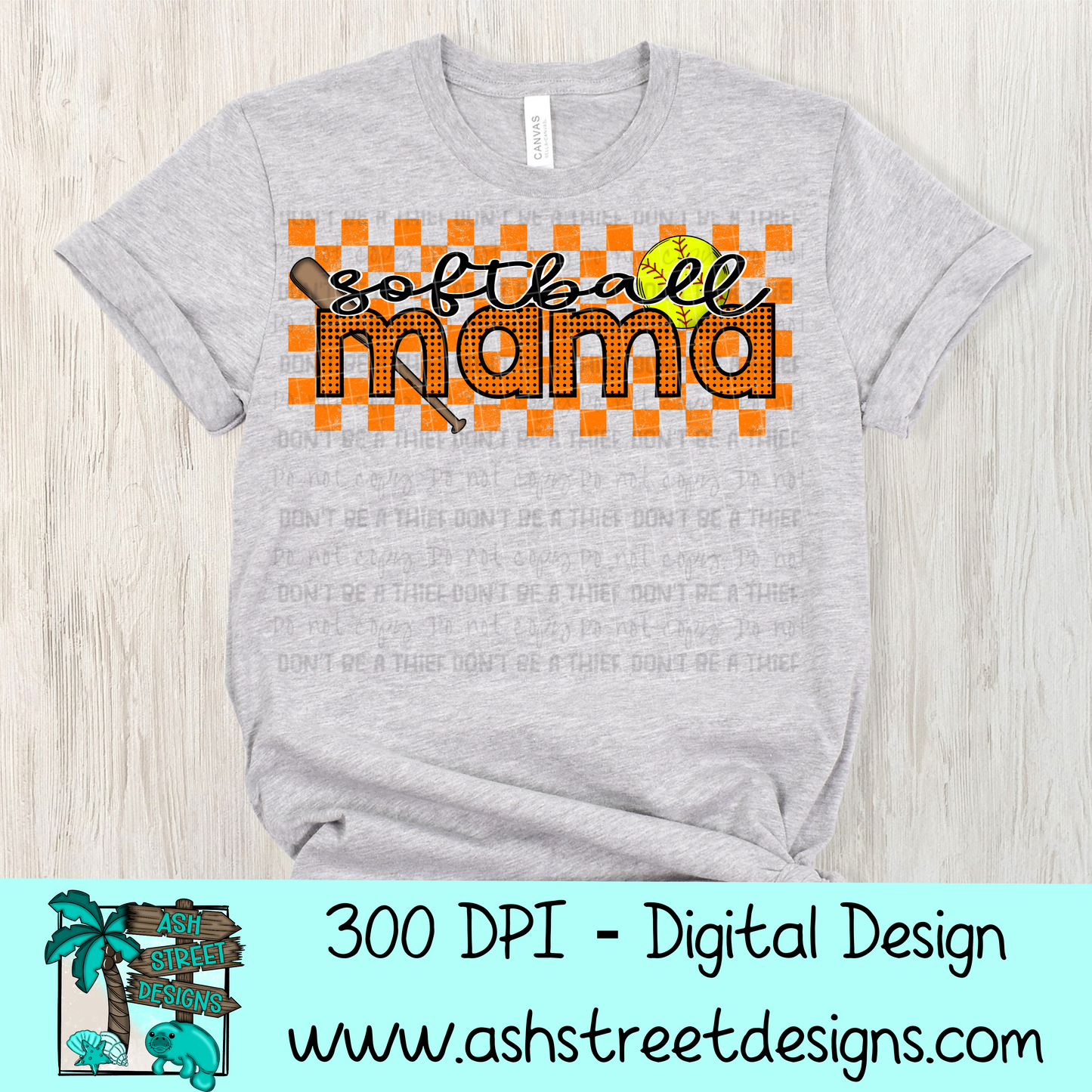Softball Mama - Orange