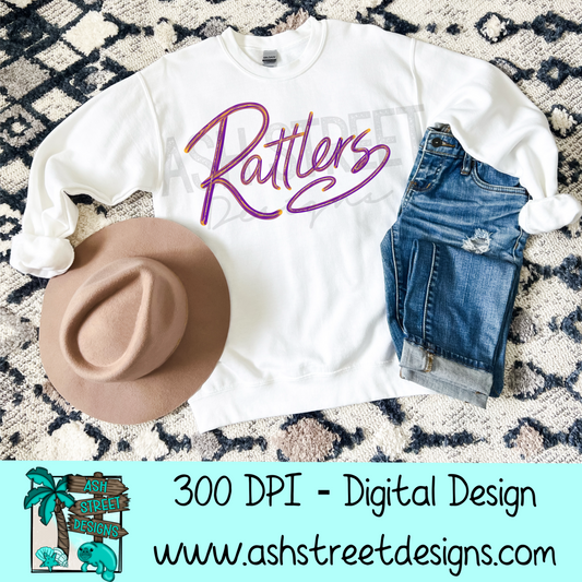 Hand Lettered School Mascots Custom