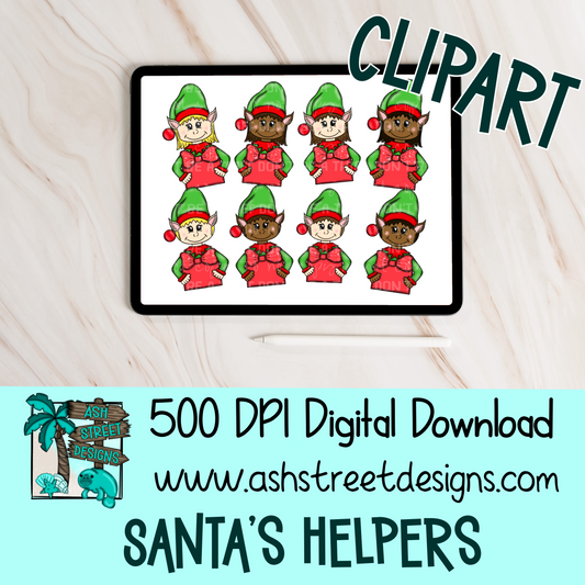 Clipart Set - Santa's Helpers