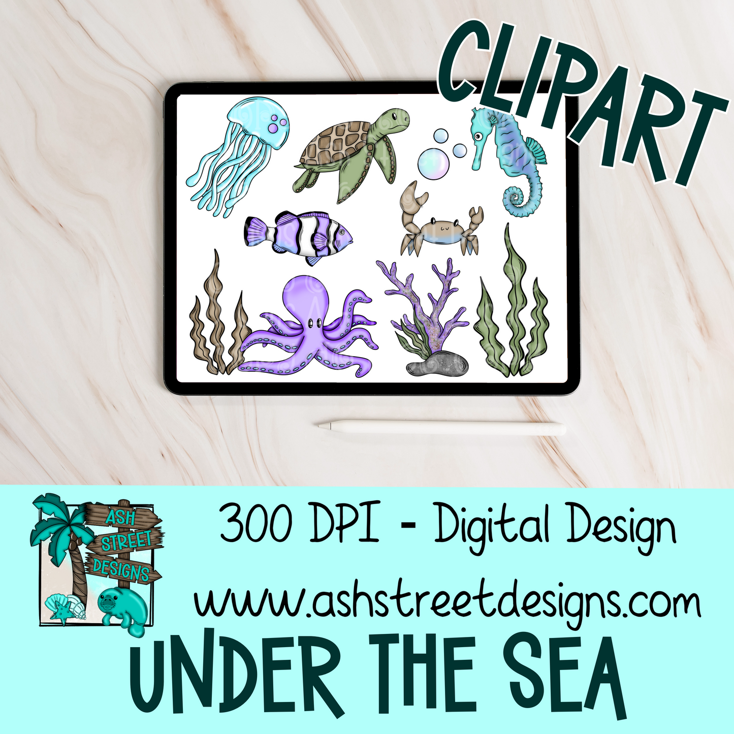 Clipart Set - Under the Sea