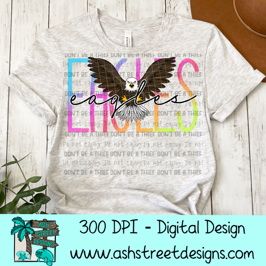 Eagles School Mascot Design 2