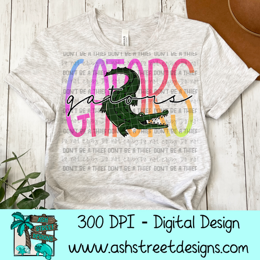 Gators School Mascot Design 2