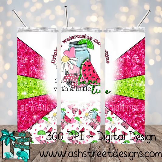 Watermelon Moonshine tumbler
