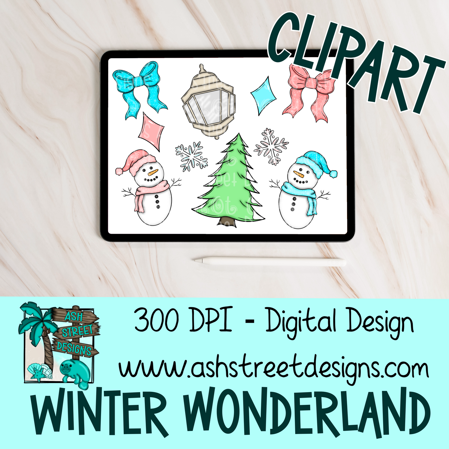 Clipart Set - Winter Wonderland