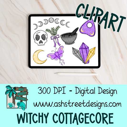 Clipart Set - Witchy Cottagecore