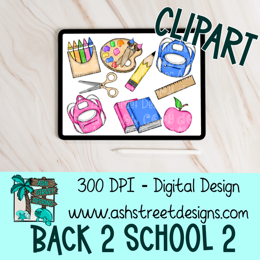 Clipart Set - Back 2 School 2