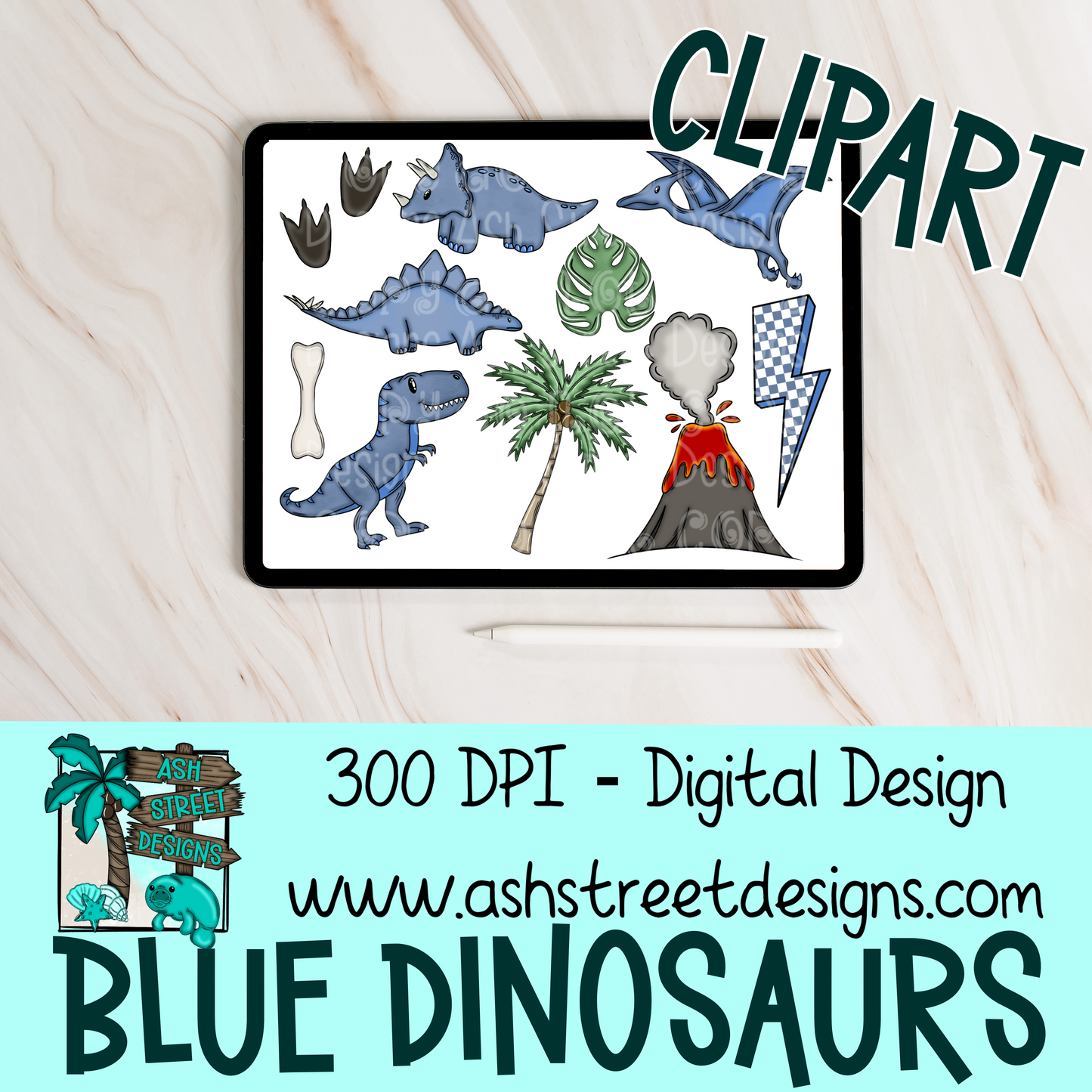 ASD Handdrawn Clipart Drive - Lifetime