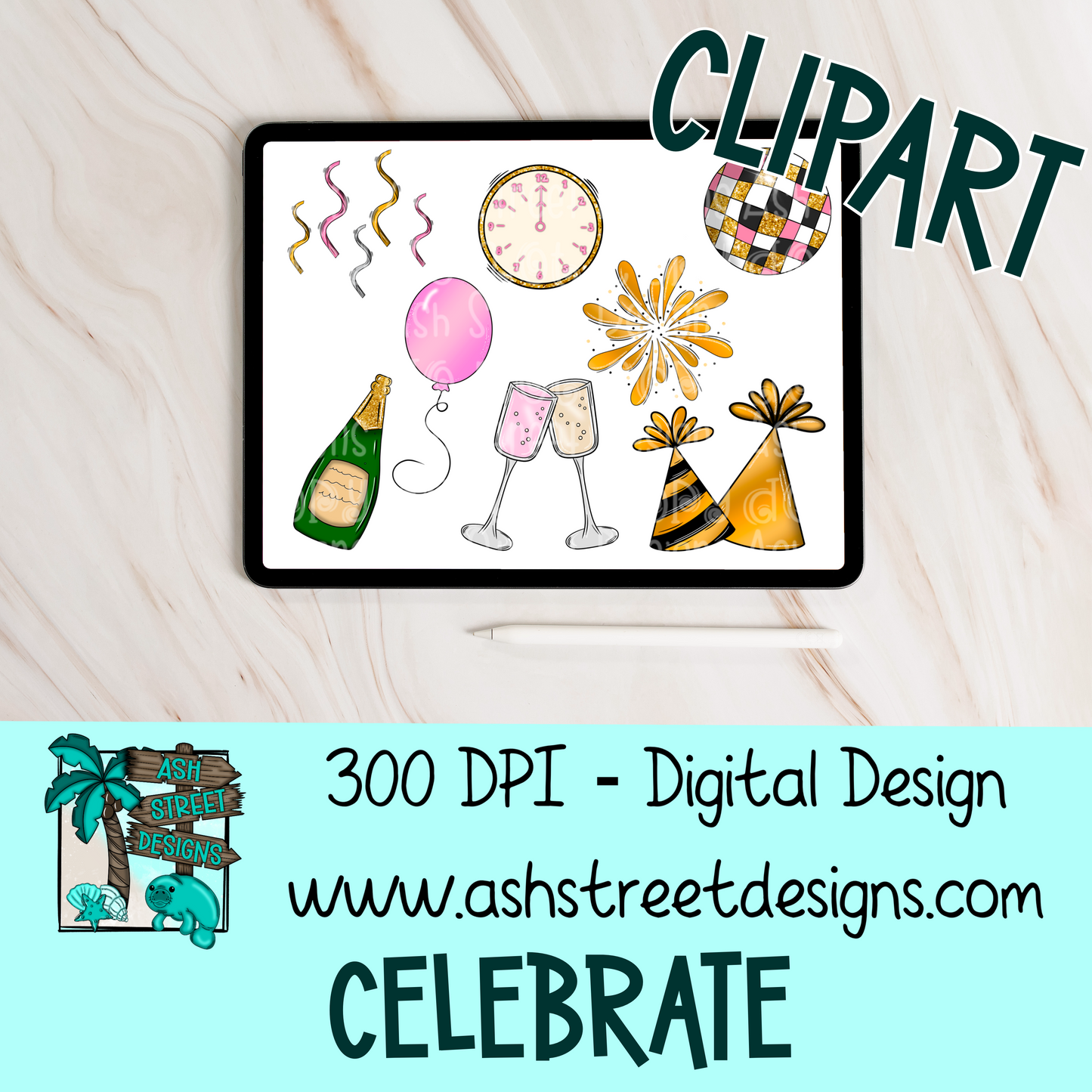 ASD Handdrawn Clipart Drive - Lifetime