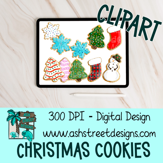 Clipart Set - Christmas Cookies