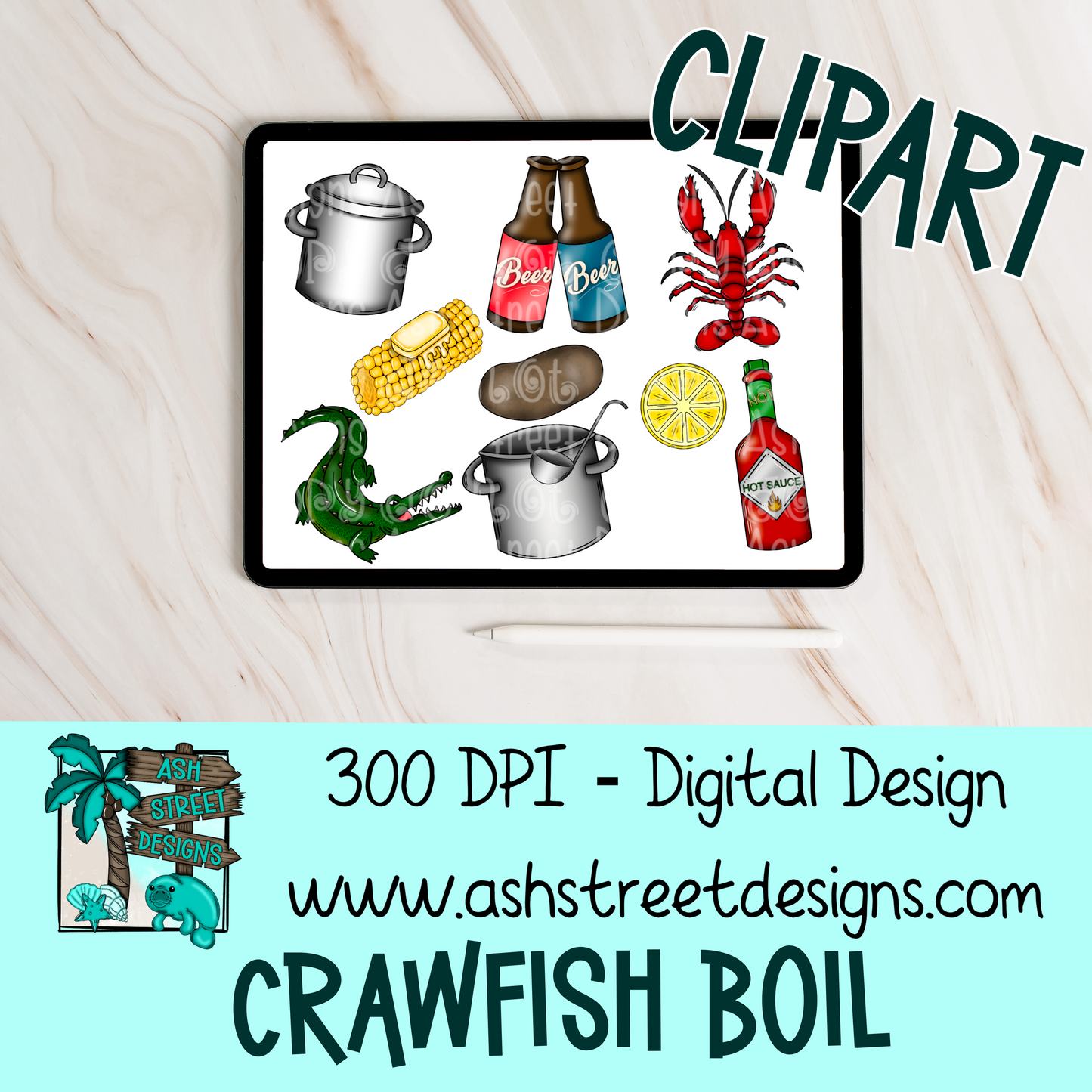 ASD Handdrawn Clipart Drive - Lifetime