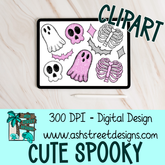 Clipart Set - Cute Spooky