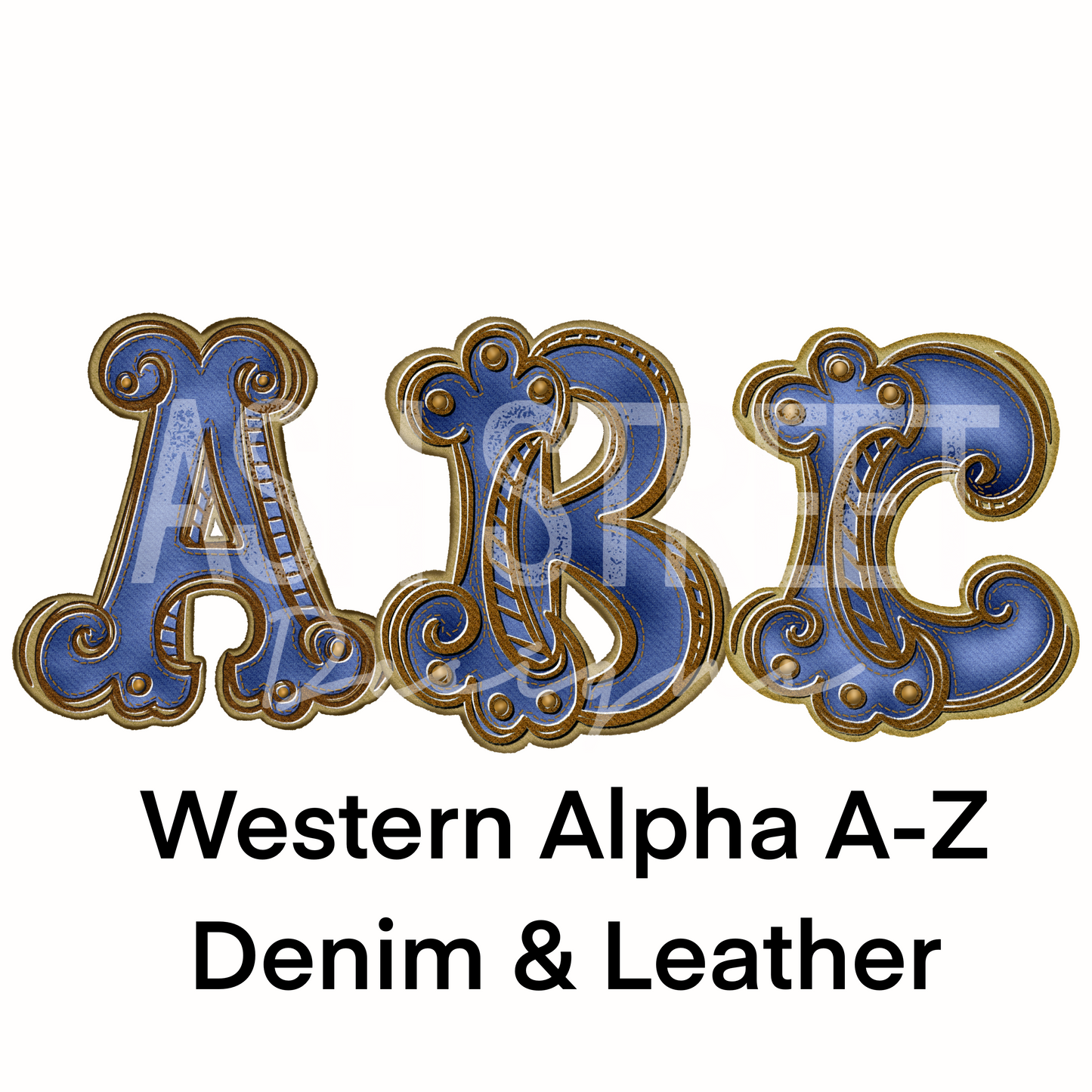 Alpha Set - Western Alphas Denim & Leather