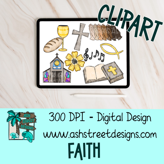 Clipart Set - Faith Clipart