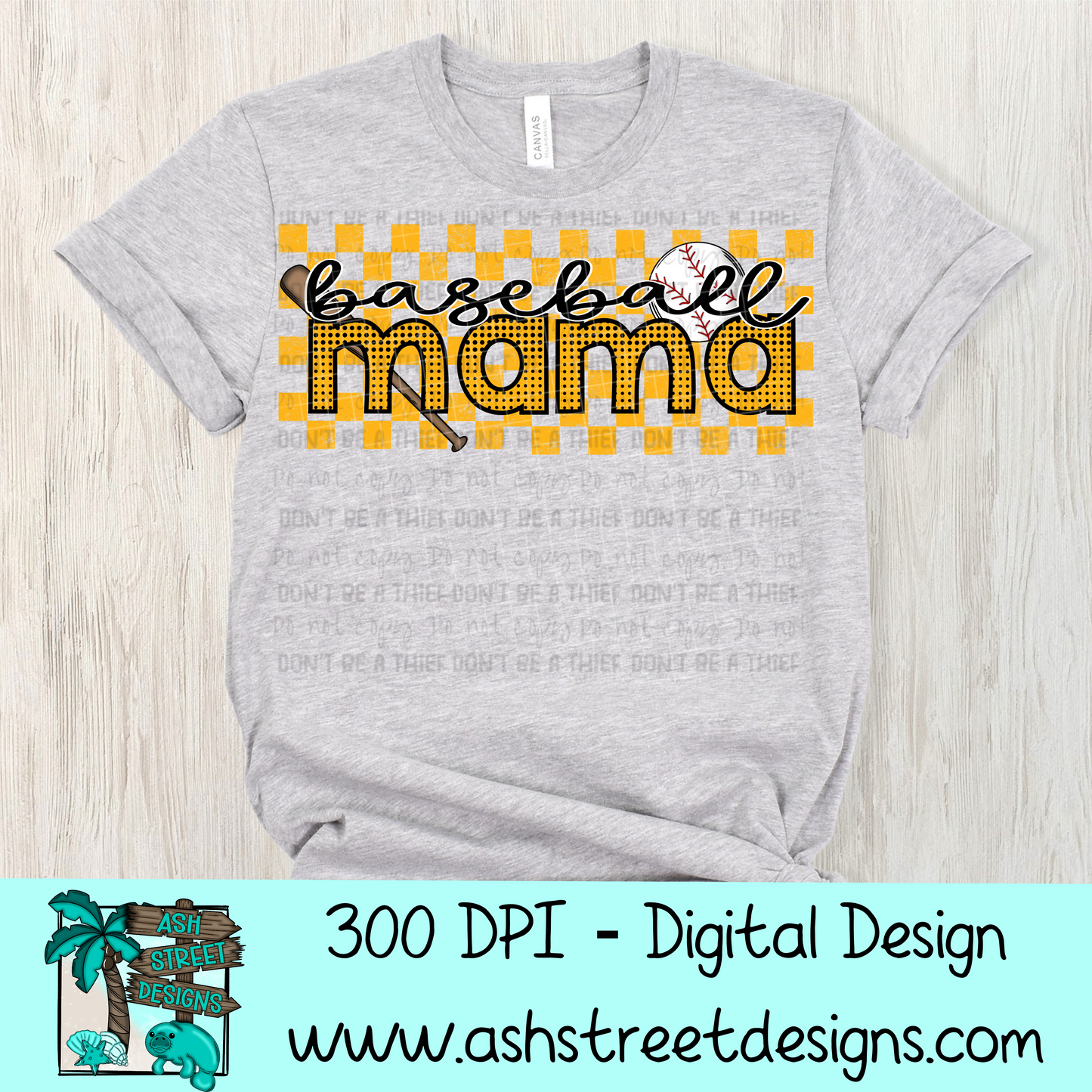 Baseball Mama - Gold