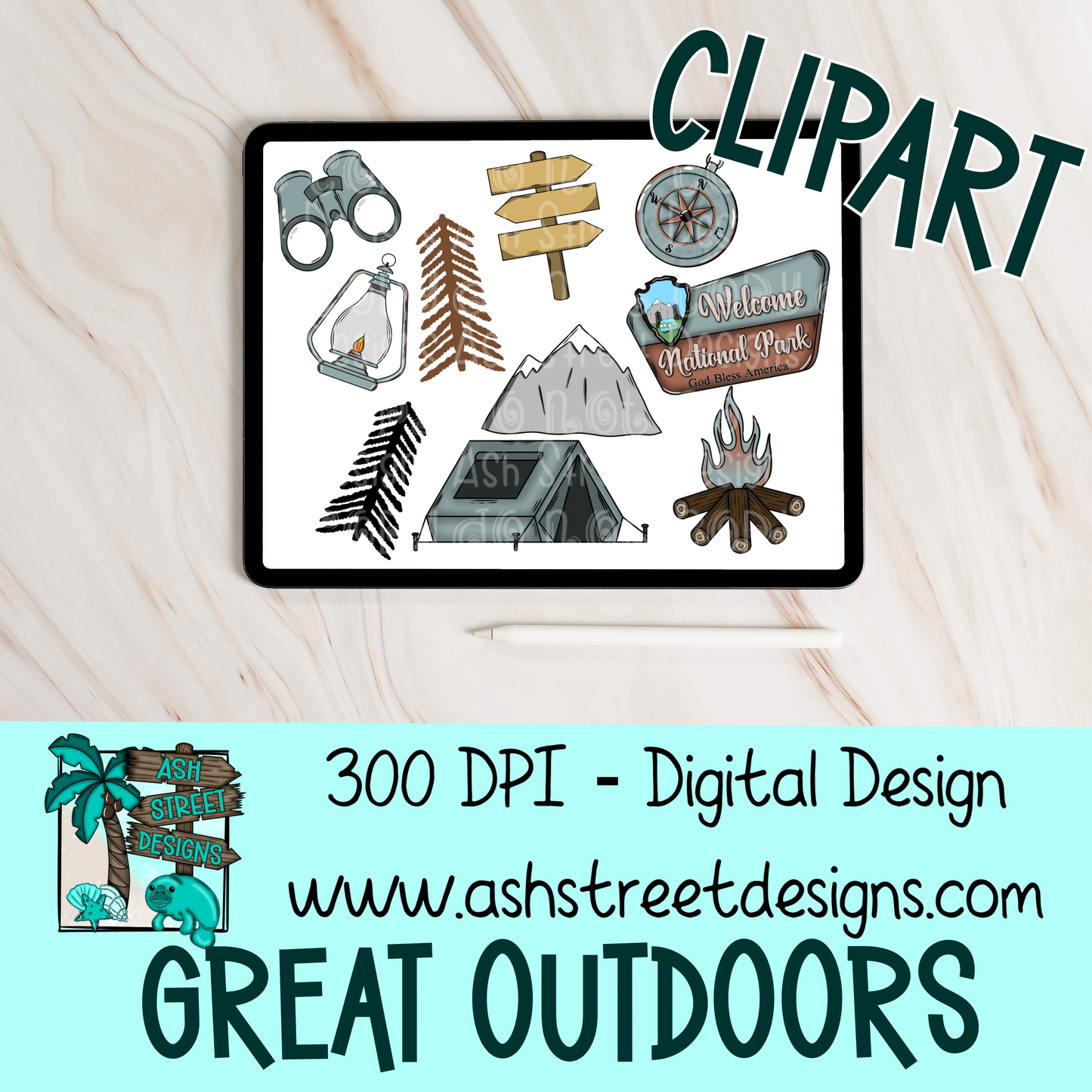 ASD Handdrawn Clipart Drive - Lifetime