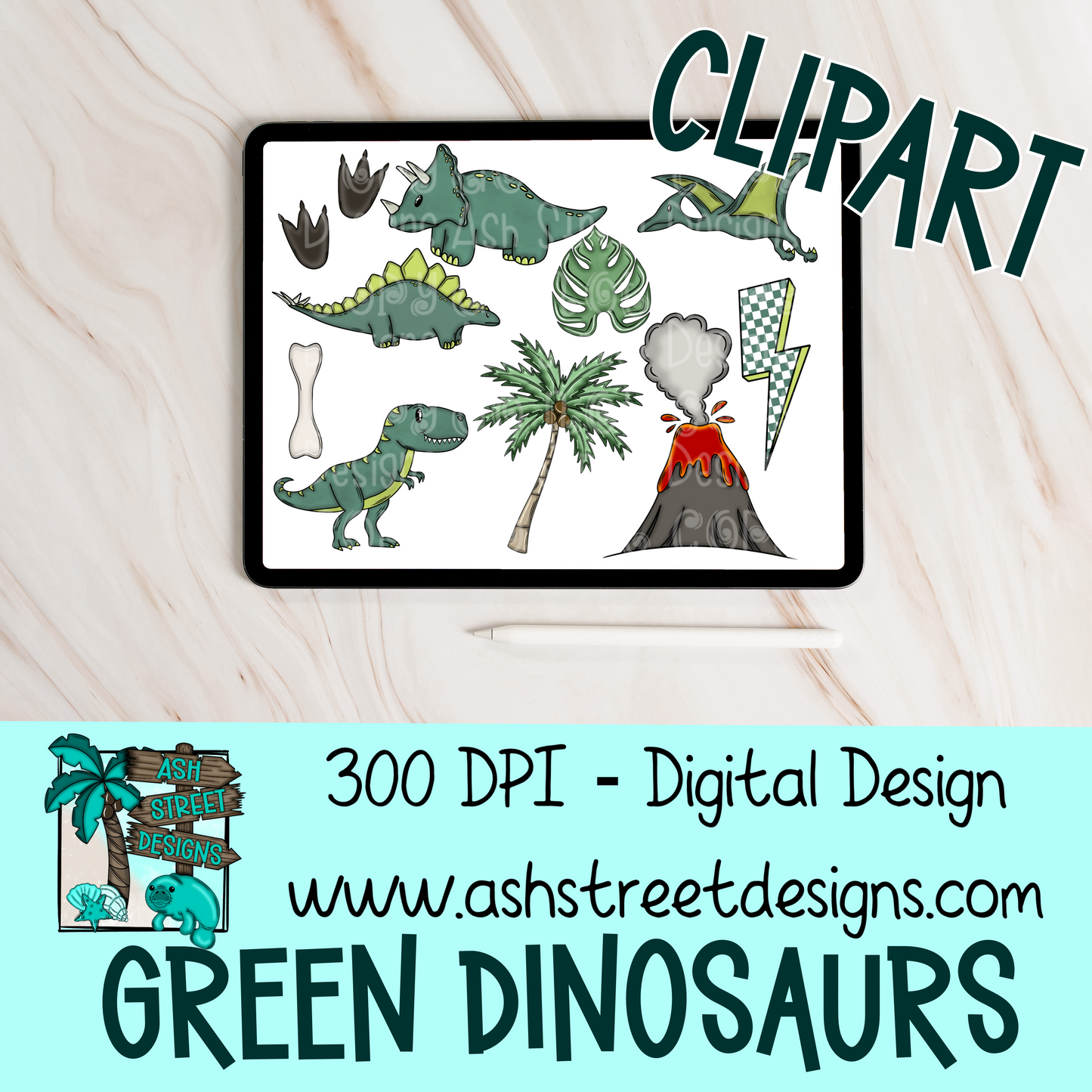 ASD Handdrawn Clipart Drive - Lifetime