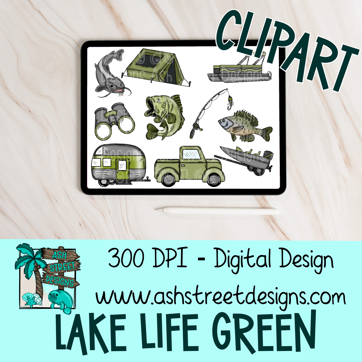 ASD Handdrawn Clipart Drive - Lifetime