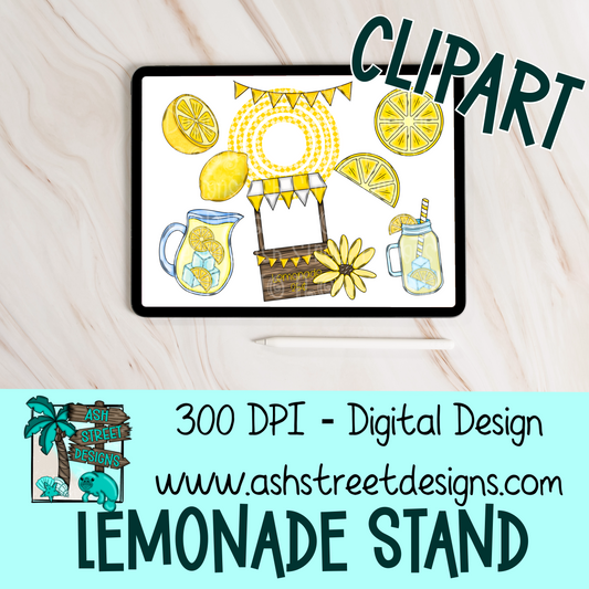 Clipart Set - Lemonade Stand