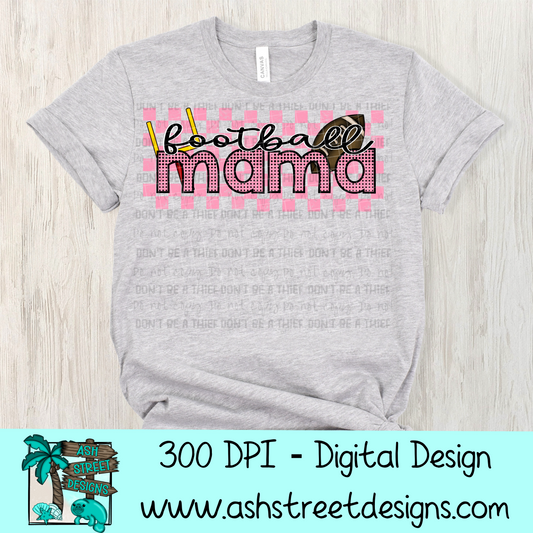 Football Mama - Light Pink