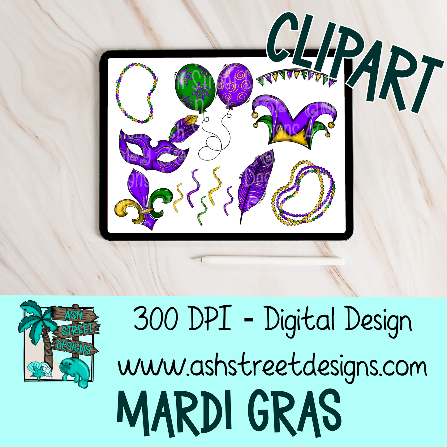 ASD Handdrawn Clipart Drive - Lifetime