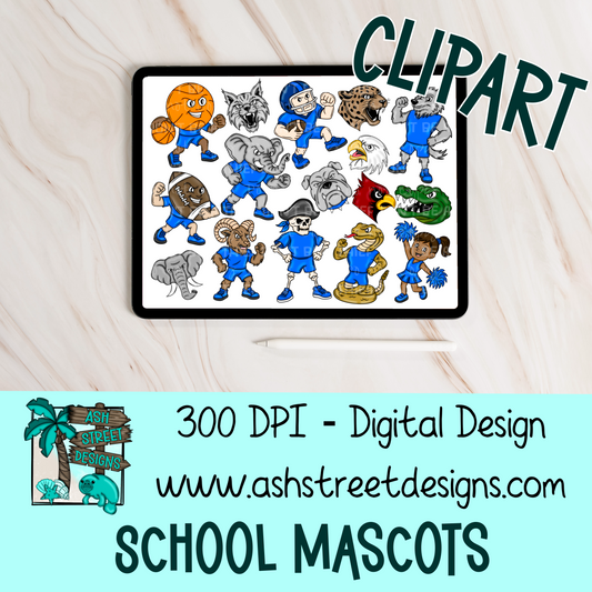 ASD 2025 Mascot Clipart Drive