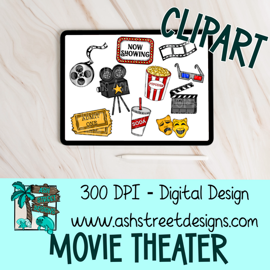 Clipart Set - Movie Theater