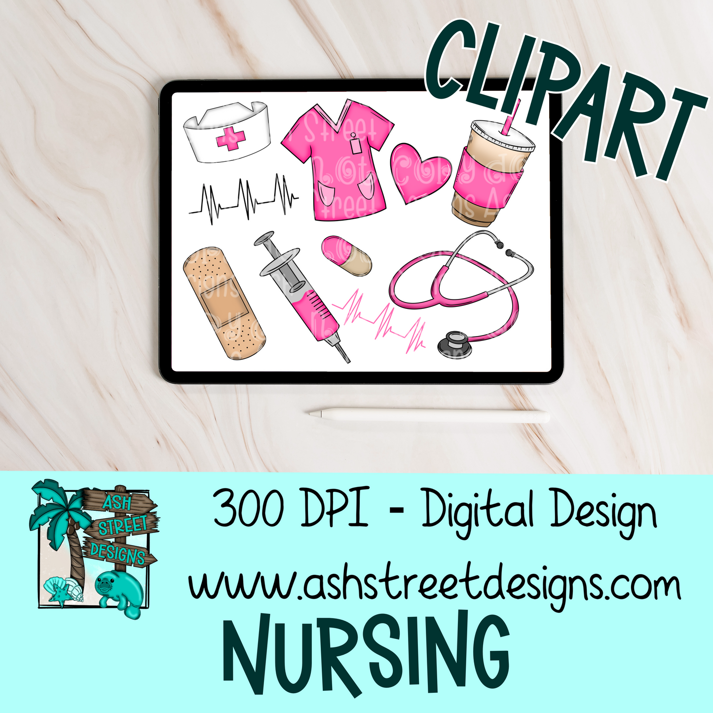 ASD Handdrawn Clipart Drive - Lifetime