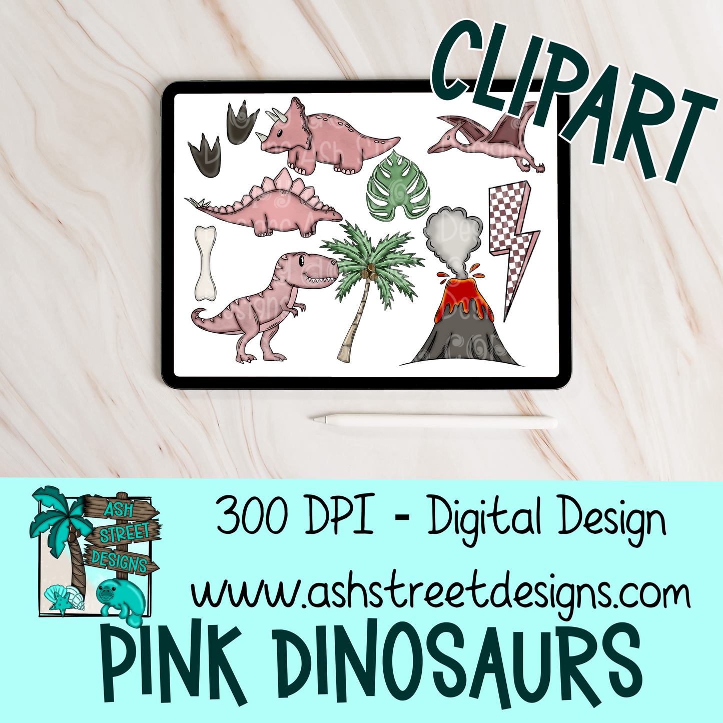 ASD Handdrawn Clipart Drive - Lifetime