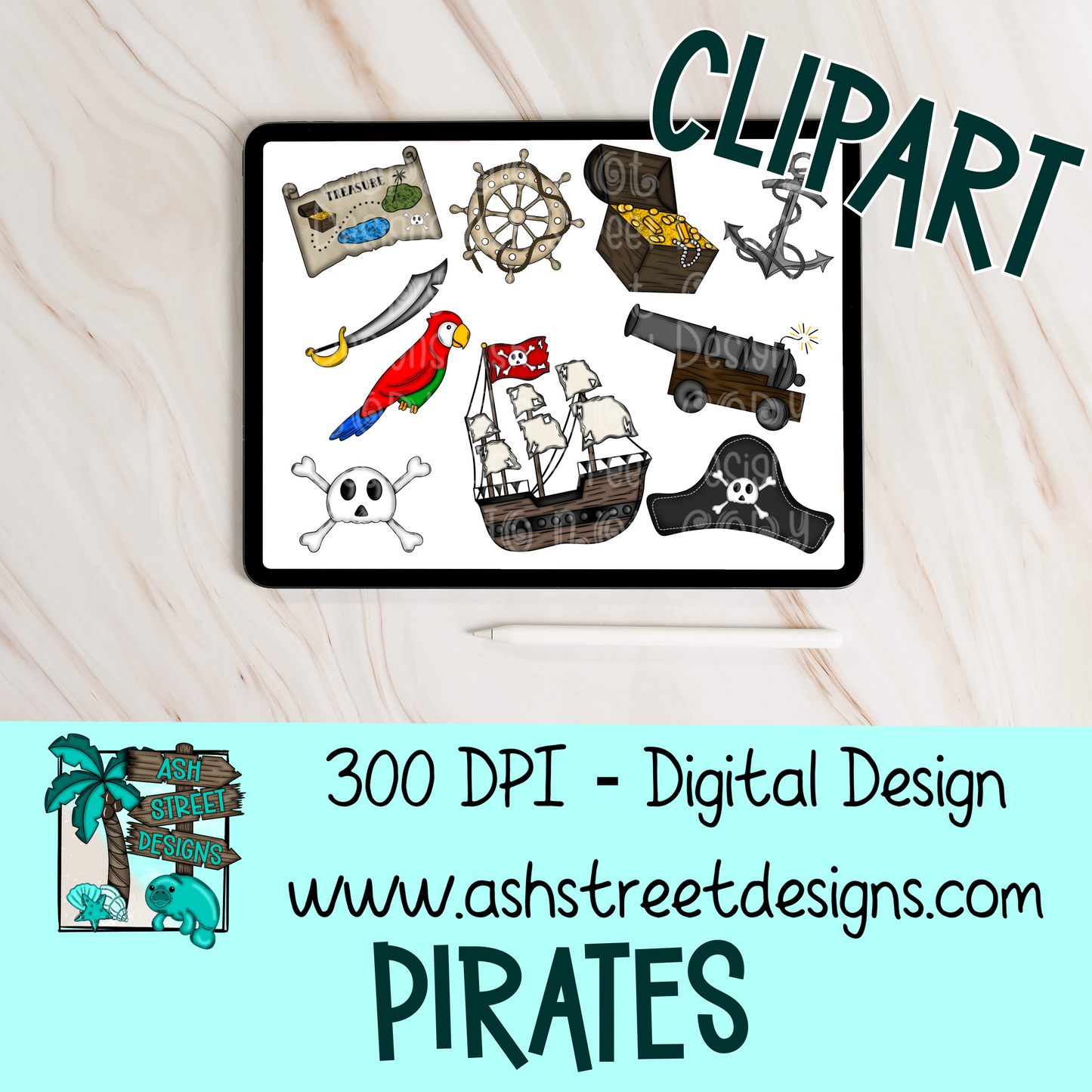 ASD Handdrawn Clipart Drive - Lifetime