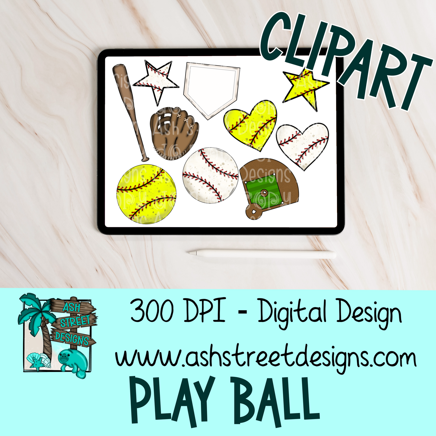 ASD Handdrawn Clipart Drive - Lifetime