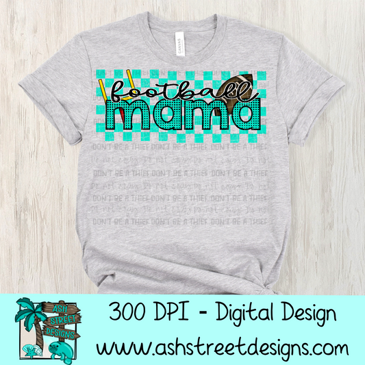 Football Mama - Teal