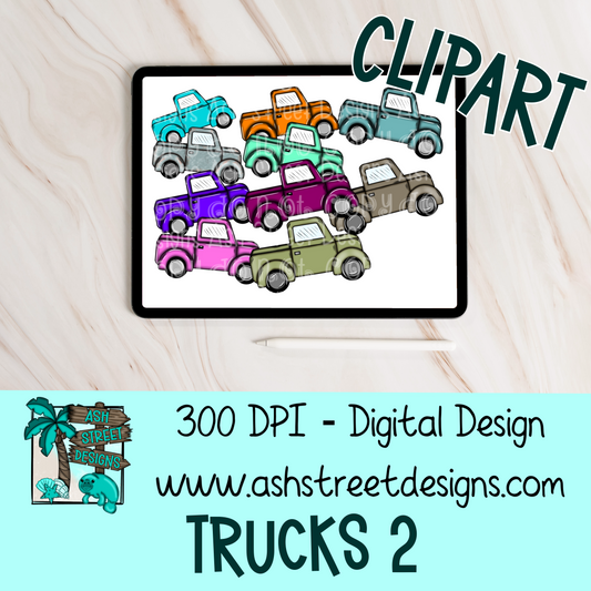 Clipart Set - Trucks 2