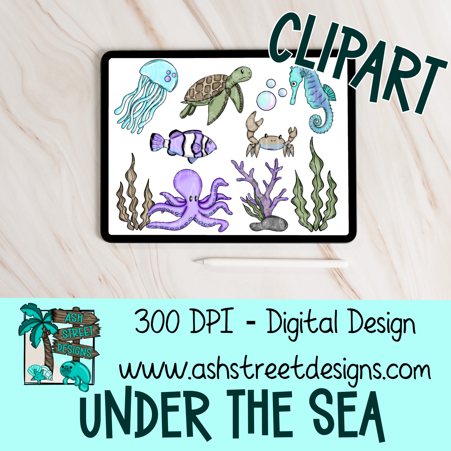 ASD Handdrawn Clipart Drive - Lifetime