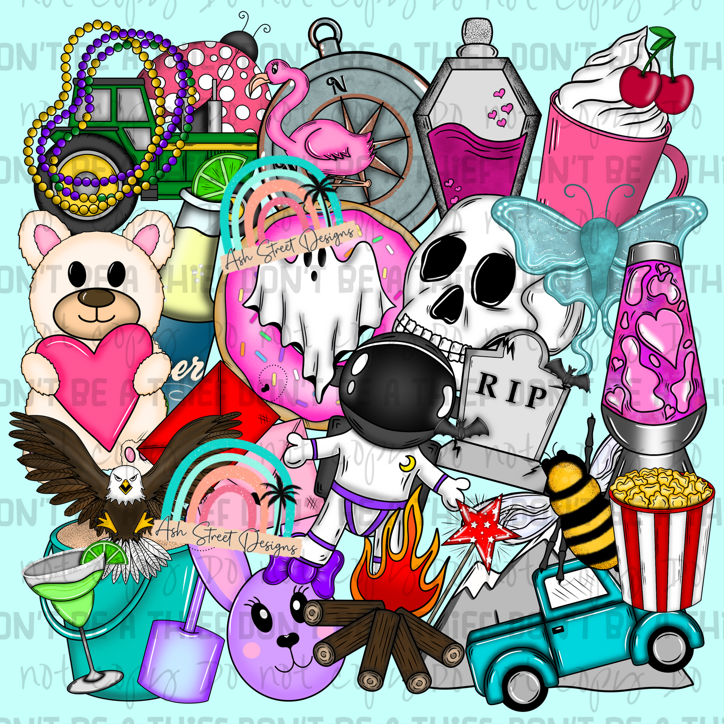 ASD Handdrawn Clipart Drive - Lifetime