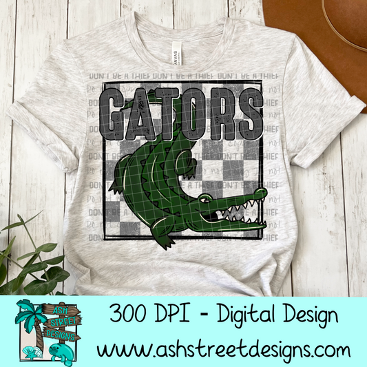 Gators School Mascot Design