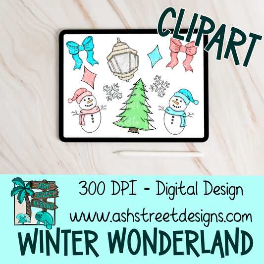 Clipart Set - Winter Wonderland