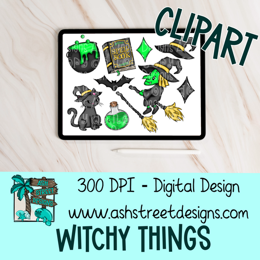 Clipart Set - Witchy Things