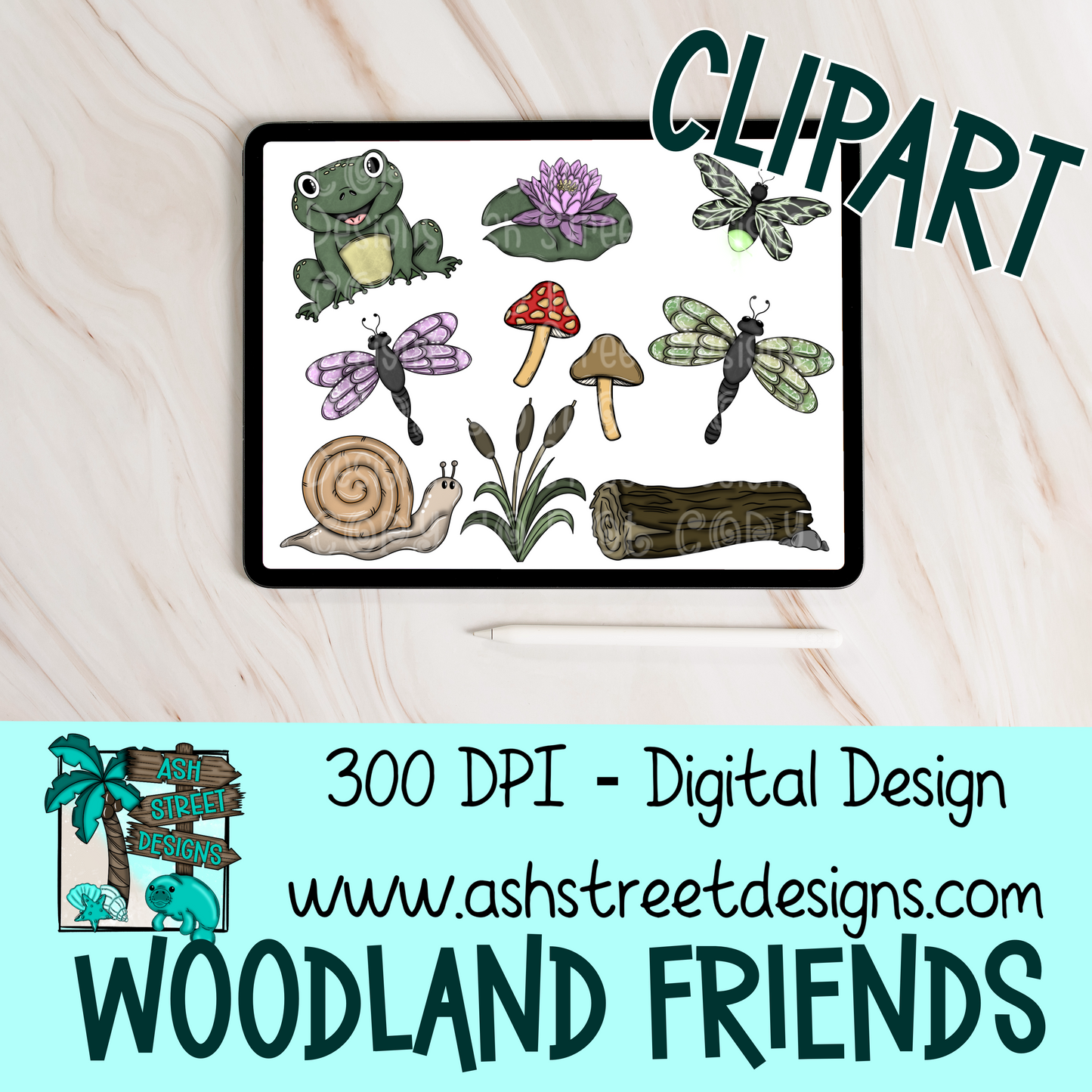 ASD Handdrawn Clipart Drive - Lifetime