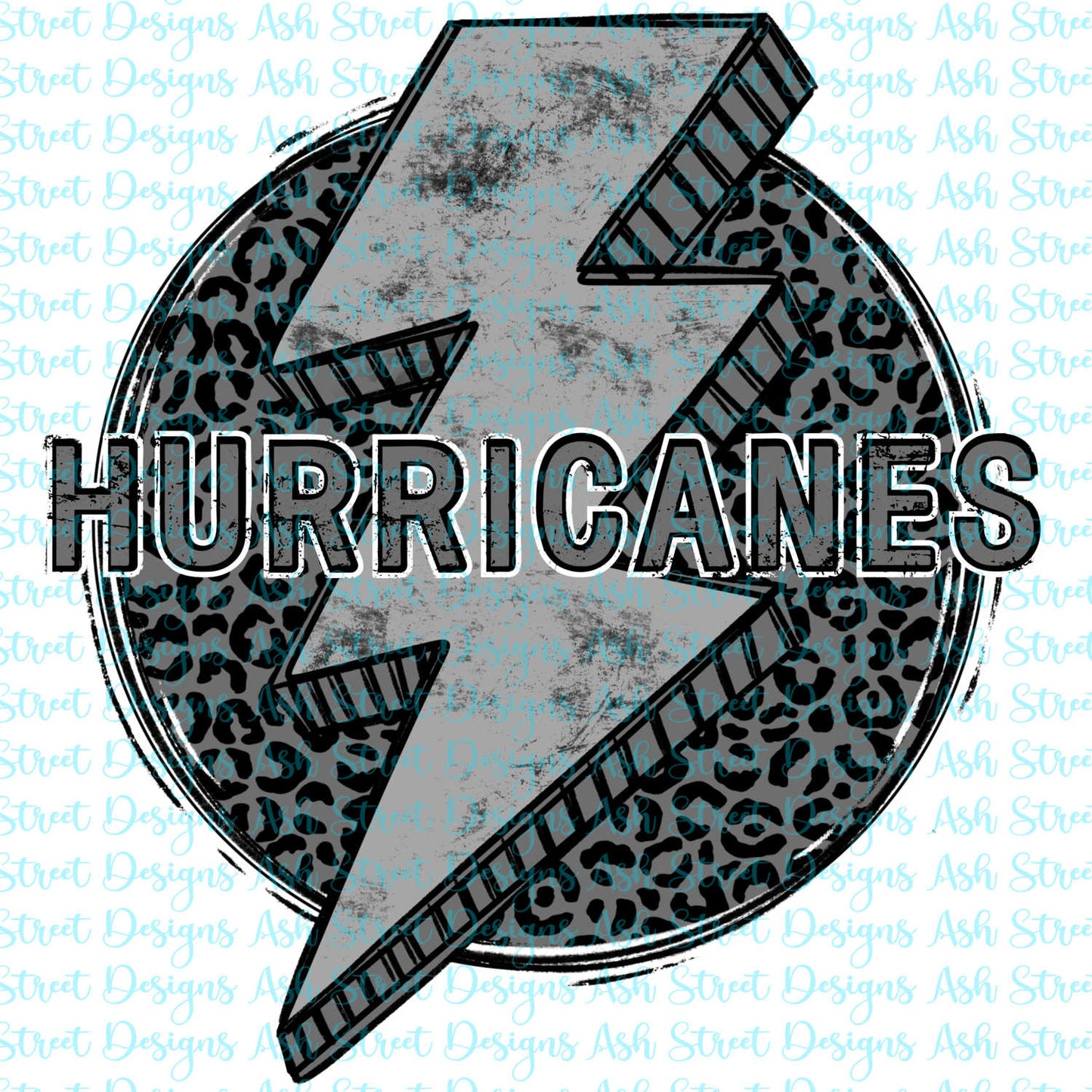 Hurricanes Grey Lightning Bolt