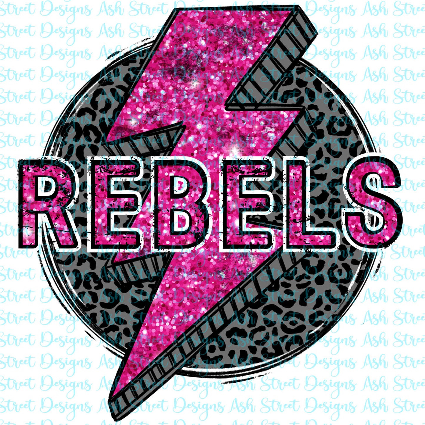 Rebels Pink Lightning Bolt