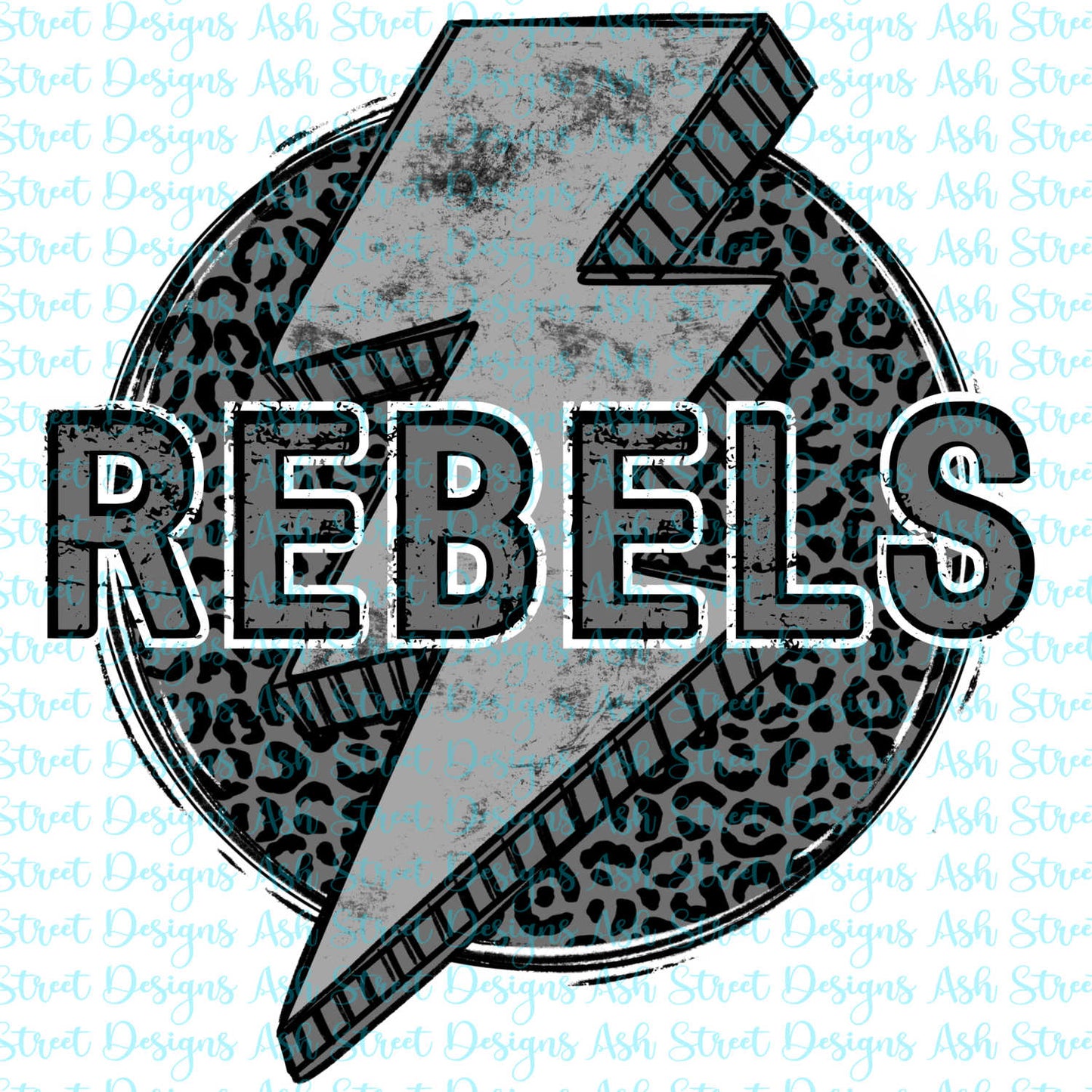 Rebels Grey Lightning Bolt